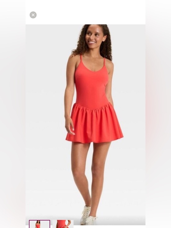 JoyLab Dresses & Skirts - JoyLab Woman’s Coral Athletic Dress With Built in Shorts